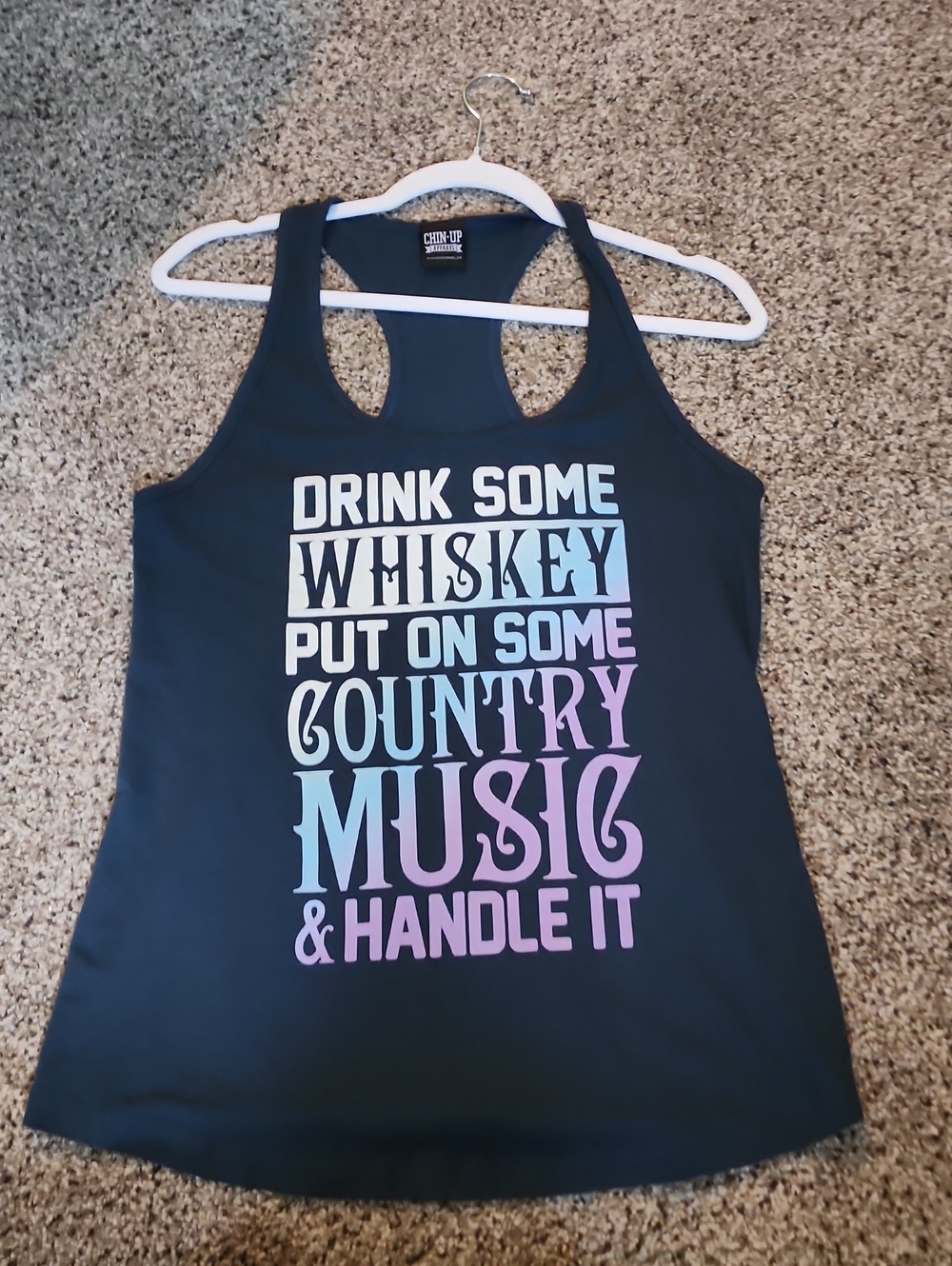 Whiskey & Country Music Racerback Tank
